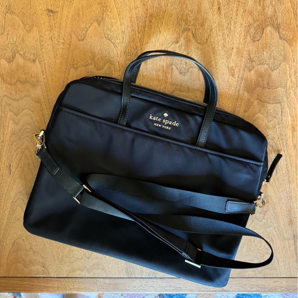 Kate Spade Black Laptop Shoulder Bag